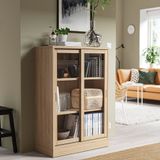 IKEA TONSTAD sürgü kapaklı dolap meşe kaplama - 00489284