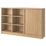 IKEA TONSTAD sürgü kapaklı dolap meşe kaplama - 19515056