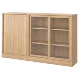 IKEA TONSTAD sürgü kapaklı dolap meşe kaplama - 69515068