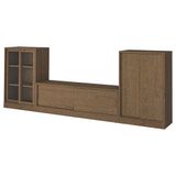 IKEA TONSTAD tv ünitesi kahverengi meşe kaplama - 29515051