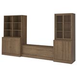 IKEA TONSTAD tv ünitesi kahverengi meşe kaplama-cam - 09515052
