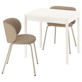 IKEA TONSTAD/KRYLBO mutfak masası takımı kırık beyaz-Tonerud koyu bej - 79596605