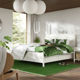 IKEA TONSTAD/LINDBADEN çift kişilik karyola kırık beyaz - 29496627