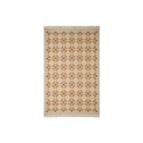 Ikea Toprak Tonlu Geometrik Desenli Çift Taraflı Halı, Sarı-Bej, Uzunluk: 240 Cm Genişlik: 170 Cm