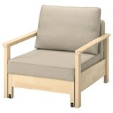 IKEA TORNSBORG yataklı tekli koltuk naggen bej-çam - 50582411