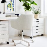 IKEA TOSSBERG/MALSKAR çalışma sandalyesi gunnared bej-beyaz - 79508232
