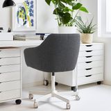 IKEA TOSSBERG/MALSKAR çalışma sandalyesi gunnared koyu gri-beyaz - 09508240