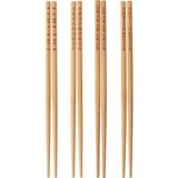 Ikea Trebent Yemek Çubukları, 4 Çift, Bambu - Çok Renkli