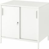 IKEA Trotten 80x75 cm Beyaz Ofis Dolabı