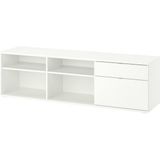 IKEA Tv Sehpası, Beyaz, 176X37X50 cm - Abanoz