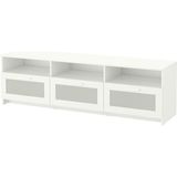 IKEA Tv Sehpası, Beyaz, 180X53 cm - Abanoz