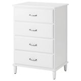 IKEA TYSSEDAL 4 çekmeceli şifonyer beyaz - 10391324