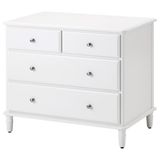 IKEA TYSSEDAL 4 çekmeceli şifonyer beyaz - 80391325