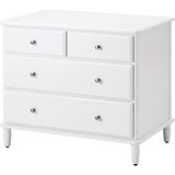 IKEA Tyssedal 4 Çekmeceli Şifonyer Beyaz 87 x 76 cm