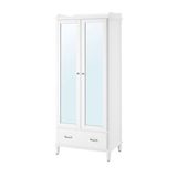 IKEA TYSSEDAL gardırop beyaz-ayna - 00298128