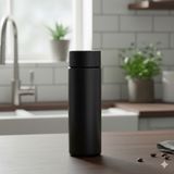 IKEA Undersöka Siyah Mug-El Termosu 0,4 lt Ergonomik Kullanım ve Taşınabilir Tasarım - 0,40 lt