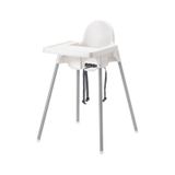 IKEA Unisex Beyaz Antilop Tepsili Mama Sandalyesi