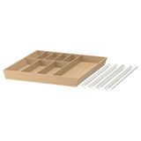 IKEA UPPDATERA çekmece düzenleyici beyaz-bambu - 39627331