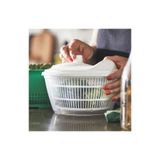 IKEA Uppfylld 23 cm Mutfak Salata Kurutucu, Beyaz, Polipropilen Plastik