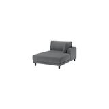 IKEA UPPÅKRA Uzanma Koltuğu, 127x180x95 cm, Koyu Gri, Buklet Kumaş