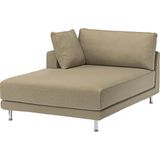 Ikea Uppåkra Uzanma Koltugu G 127 x D 180 x Y 46 cm – Johanneshov Kahverengi-Bej Buklet Kumaşla Raha