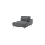 IKEA UPPÅKRA Uzanma Koltuğu, Koyu Gri, 127x180x46 cm, Buklet Kumaş