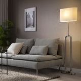 IKEA UPPVIND yer lambası nikelaj kaplama-beyaz - 20437821