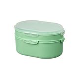 Ikea UTBJUDA kapaklı plastik saklama kabı, açık yeşil, 0,2 lt x 0,6 lt, 2 parça, kuru gıdalar içindir