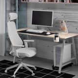 IKEA UTESPELARE/MATCHSPEL oyuncu masası ve sandalyesi dişbudak görünümlü-açık gri - 79537381