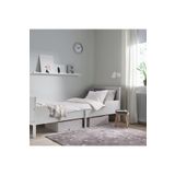 IKEA uzayabilen Çam çocuk karyolası, gri, 80x200 cm Çocuğunuz büyüdükçe karyola da uzatılabilir.