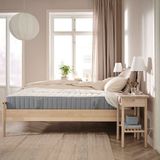 IKEA Valevag 180x200 CM Açık Mavi Çift Kişilik Yatak