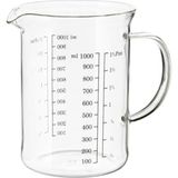 Ikea Vardagen 0.5 Lt Ölçek Ölçü Kabı - Isıya Dayanıklı Cam - Şeffaf