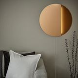 IKEA VARMBLIXT aydınlatmalı ayna bronz - 10531541