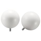 IKEA VASENTLIG perde çubuğu topuzu beyaz - 60624161