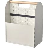 Ikea Vattenkar Masaüstü Düzenleyici 33 × 21 × 43  cm Beyaz Elastik Taşıma Saplı