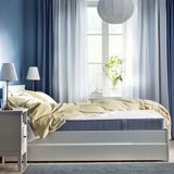 IKEA Vestmarka Açık Mavi 120x200 cm Tek Kişilik Yatak