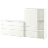 IKEA VIHALS dolap kombinasyonu beyaz - 39442177