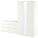 IKEA VIHALS dolap kombinasyonu beyaz - 49442186
