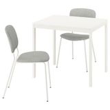 IKEA VIHALS mutfak masası takımı beyaz-Tibbleby bej/gri - 49589951