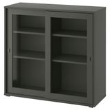 IKEA VIHALS sürgü kapaklı dolap koyu gri - 20542879