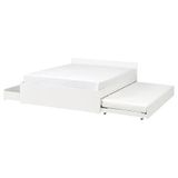 IKEA VIHALS/LINDBADEN çift kişilik karyola beyaz - 69625811