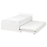 IKEA VIHALS/LINDBADEN tek kişilik karyola beyaz - 79625801