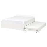 IKEA VIHALS/LURÖY çift kişilik karyola beyaz - 09582027