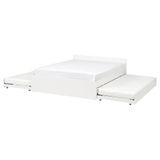 IKEA VIHALS/LURÖY çift kişilik karyola beyaz - 49582049
