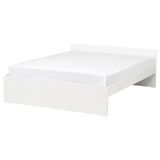 IKEA VIHALS/LURÖY çift kişilik karyola beyaz - 79581835
