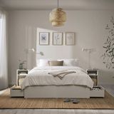 IKEA VIHALS/LURÖY yatak odası seti beyaz - 00112264