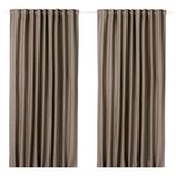 IKEA Vilborg Gri 145x300 cm 2 Kanat Perde
