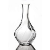 IKEA VILJESTARK Vazo, İnce Boyun Vazosu, Çiçek Saksısı, Dekorasyon için Masa Vazosu (Şeffaf Cam - 17 cm)