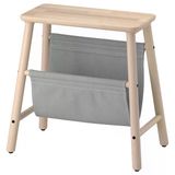 Ikea VILTO saklama taburesi, 45 cm, huş ağacı