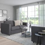IKEA VIMLE 2'li kanepe hallarp gri - 69399002